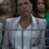 Reasonable Doubt S03 April Parker Metallic Blazer
