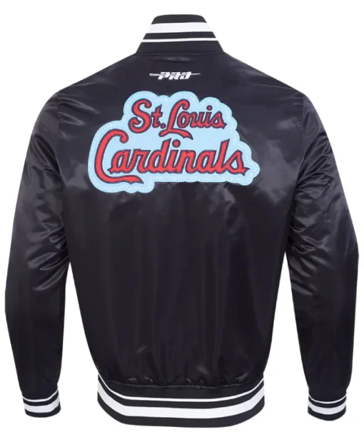 DIY PICK STITCH MLB ST. Louis Cardnals Rib Satin Jacket For Unisex