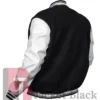 Sacramento Kings Taylor Black & Cream Bomber Jacket
