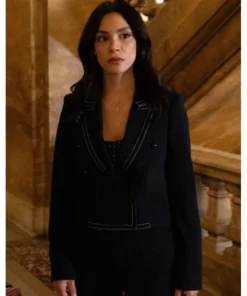 Odelya Halevi Law and Order S25 Double-breasted Blazer
