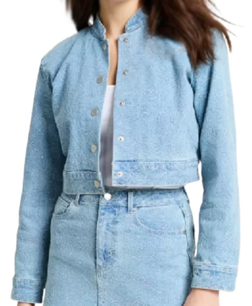 Samantha Richardson Beyond The Gates 2025 Denim Cropped Jacket Shop Now