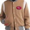 San Francisco 49ers Teddy Varsity Wool Jacket