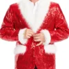 Santa Red Sequin Blazer for christmas