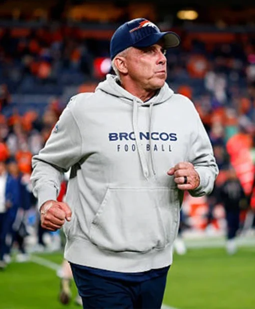 Coach Sean Payton Denver Broncos 2025 Grey Hoodie