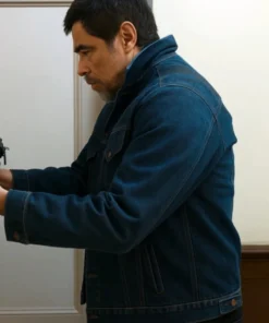 Sensei Sergio One Battle After Another Denim Blue Jacket