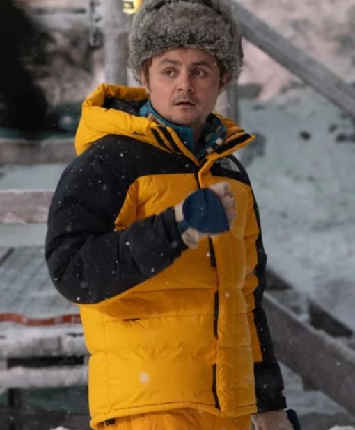 Arturo Castro Tron Ares 2025 Yellow Puffer Jacket