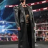 Seth Rollins Lenovo Center Monday Night RAW 2025 Black Leather Long Coat