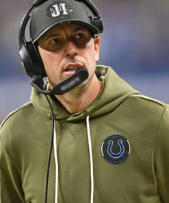 Shop Indianapolis Colts Shane Steichen 2025 Salute To Service Fleece Hoodie