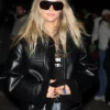 Paris Fashion Week 2025 Cara Delevingne Leather Jacket