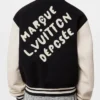 Louis Vuitton Signature Black and White Varsity Blouson Jacket
