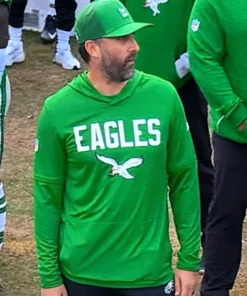 Nick Sirianni Eagles Kelly Green Hoodie Buy Now