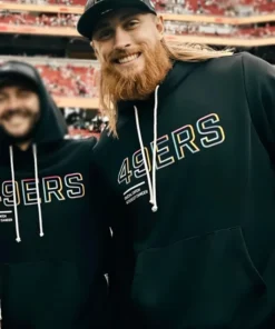 49ers Crucial Catch 2025 George Kittle Hoodie