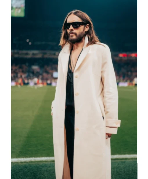 Jared Leto Tron Ares Tour Beige Coat