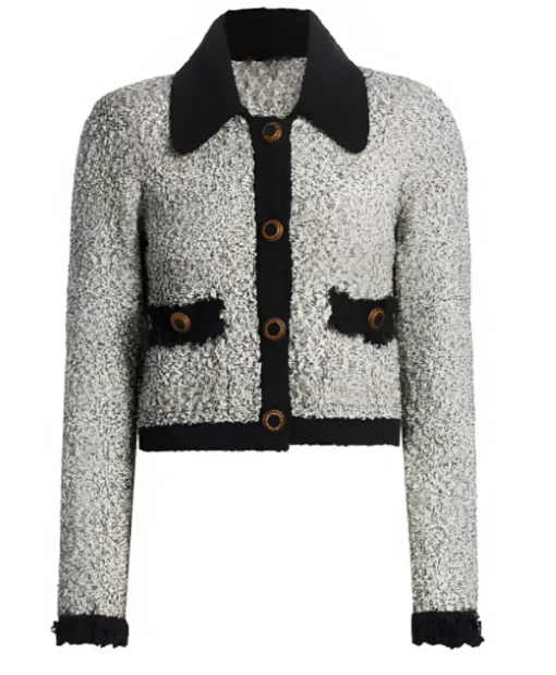 The View 2025 Joy Behar Grey And Black Contrast Trim Jacket