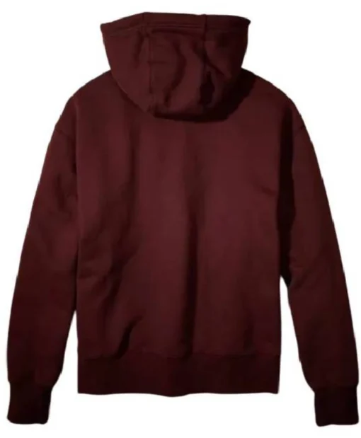 Buy New Heights Ep 157 Travis Kelce Maroon Graphic Hoodie For Unisex