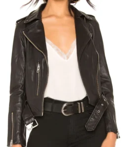 Alison Victoria Sin City Rehab Season 01 Black Leather Biker Jacket