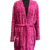 Shelley McGuinness Skins S06 Clare Grogan Vintage Little Hearts Printed Robe