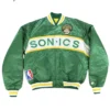 80’s Seattle Supersonics Green Jacket