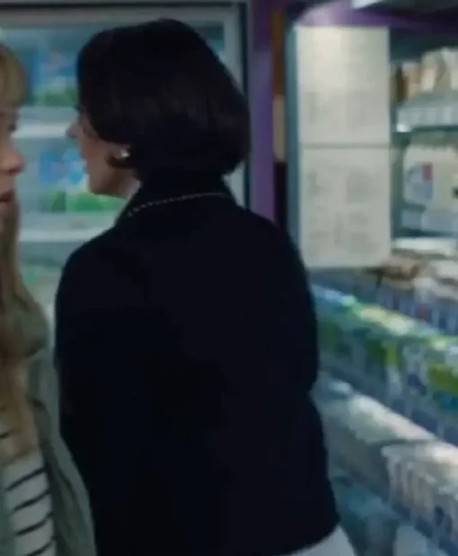 Suranne Jones Film Club 2025 Floral Black Jacket