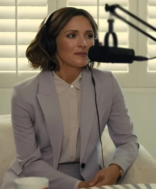 Rose Byrne Platonic S2 Purple Suit