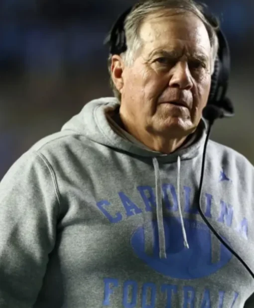 Bill Belichick TCU v North Carolina Grey Hoodie