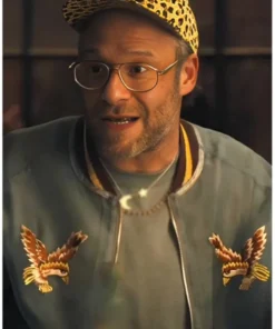 Platonic S2 Seth Rogen Green Embroidered Jacket Buy in Sale