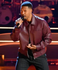 Antonio Ramsey The Voice S28 burgundy Jacket