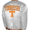 Franchise Club Tennessee Volunteers Full-Snap Varsity Satin Jacket in White
