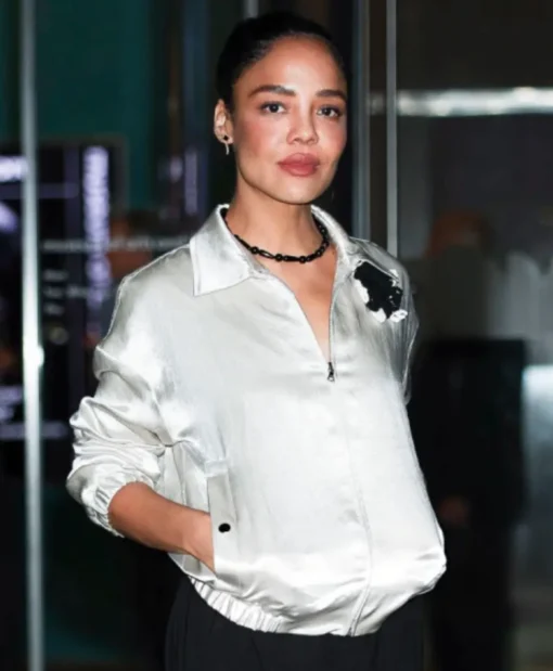 Tessa Thompson Hedda BAFTA Silver Screening Jacket