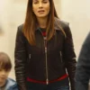 Michelle Monaghan Film The Family Plan 2 2025 Jessica Morgan Black Leather Jacket Buy Now