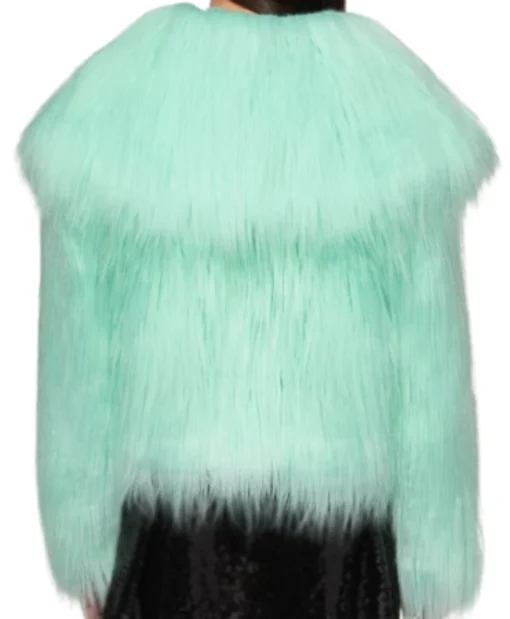 Taylor Swift The Life Of A Showgirl Mint Fur Coat