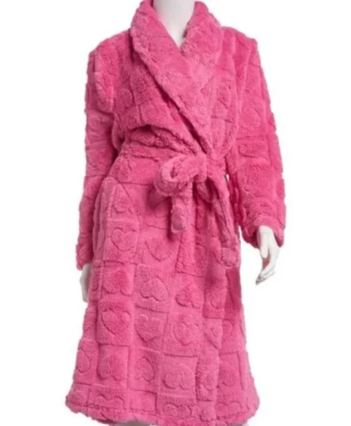 The Thundermans Undercover 2025 Fuzzy Hearts Pink Robe