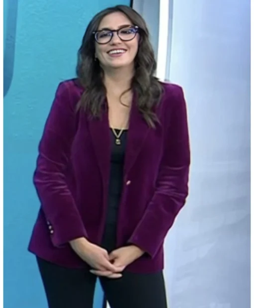 Savannah Sellers The Today Show Velvet Blazer