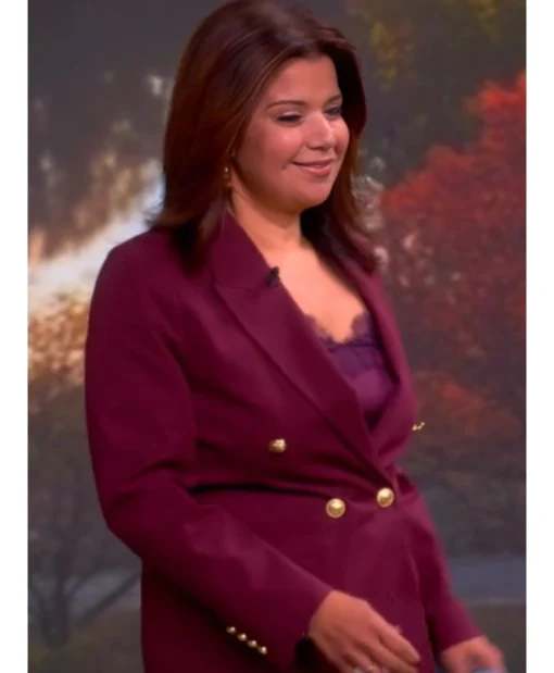 Fiona Rene The View Maroon Blazer