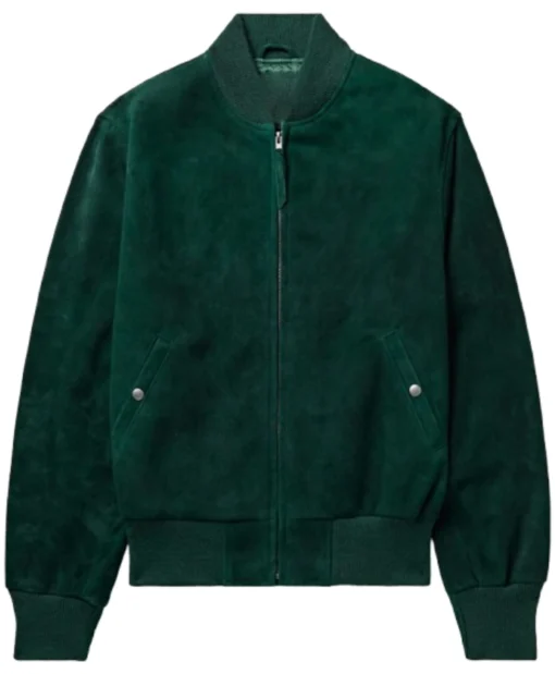 The Voice S28 Ep The Battles Premiere Michael Buble Green Suede Bomber Jacket