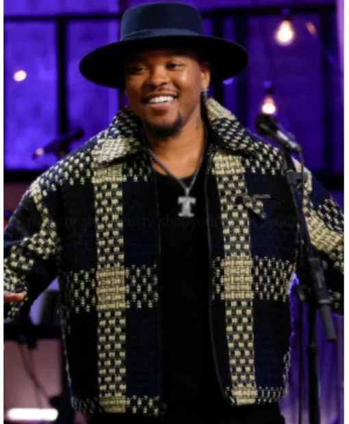 Kanard Thomas The Voice S28 Plaid Tweed Jacket