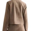 TV-Series The Walking Dead Daryl Dixon S03 Beige Suede Crop Jacket
