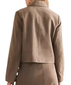 TV-Series The Walking Dead Daryl Dixon S03 Beige Suede Crop Jacket