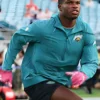 Travis Hunter Jaguars Sideline Anorak Blue Jacket