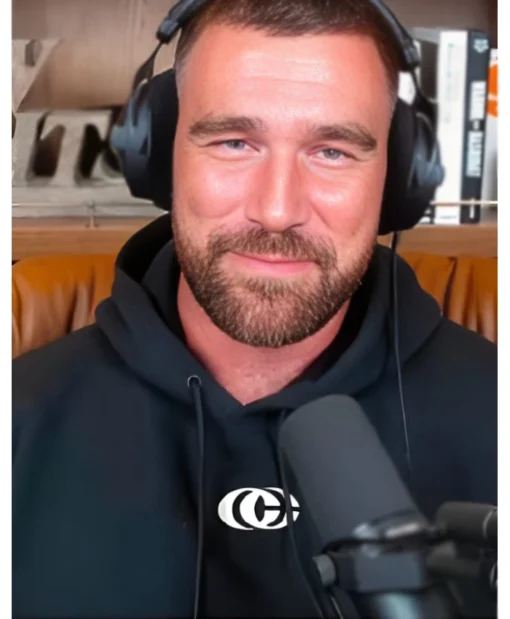 Buy Travis Kelce New Heights Show Black Hoodie