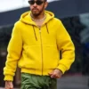 Lewis Hamilton U.S. F1 Grand Prix 2025 Yellow Hoodie