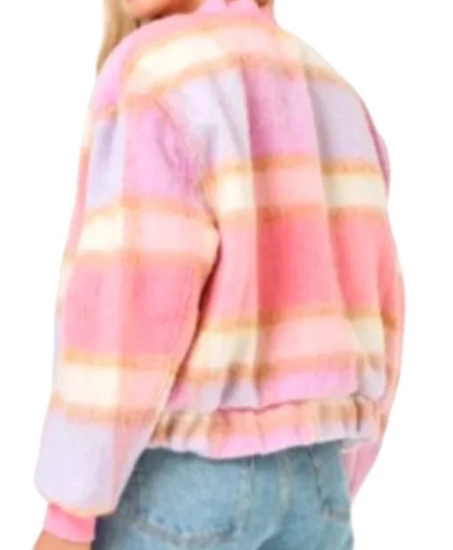 Jiwon Lee TV Series Vampirina Teenage Vampire 2025 Sophie Plaid Jacket