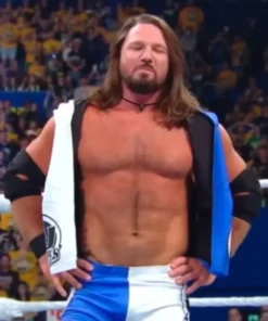 WWE AJ Styles Crown Jewel 2025 Vest