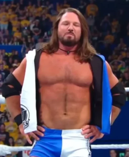 WWE AJ Styles Crown Jewel 2025 Vest