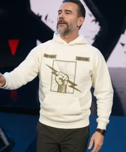 WWE CM Punk Beige Hoodie