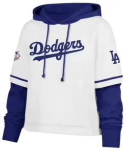 Los Angeles Dodgers ’47 White Trifecta Hoodie