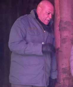 Laurence Fishburne The Astronaut Grey Cotton Jacket