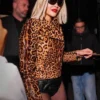 Womenswear Spring Summer 2026 Rita Ora Leopard Printed Biker Jacket