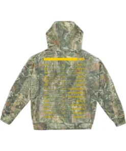 Buy Zach Bryan 2025 Camouflage Pullover Fleece Hoodie For Unisex