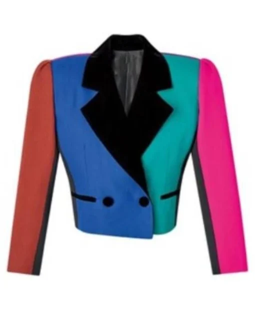Vanity Fair and Lancome Toast Women Zendaya Coleman Oversized Multicolor Suit